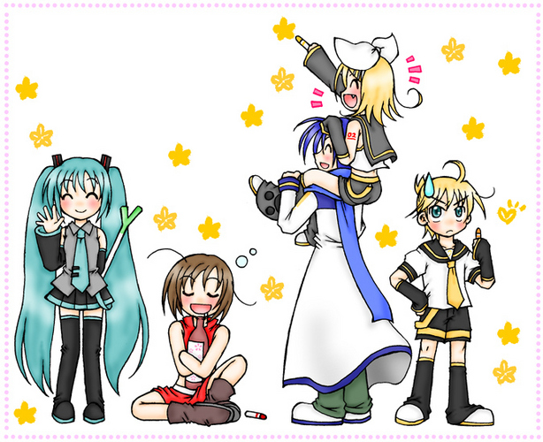 5色のクレヨン