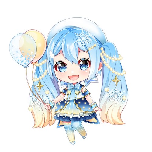 イルミネーション雪ミク