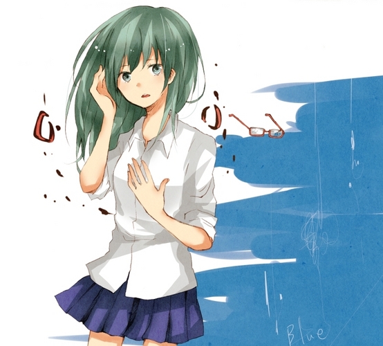 青