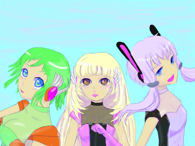 おまけ 美少女スーパーヒロイン「ボカロレンジヤーZ(イメージイラスト)