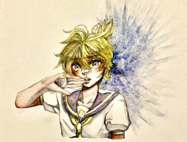 冷めた色