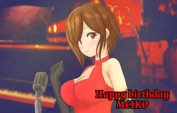 Happybirthday MEIKOさん!!!