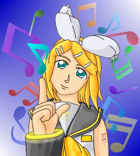 鏡音リンと「♪」