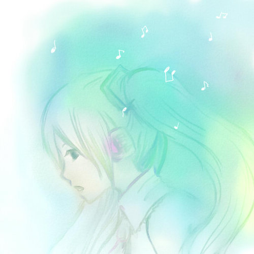 うたうミク。
