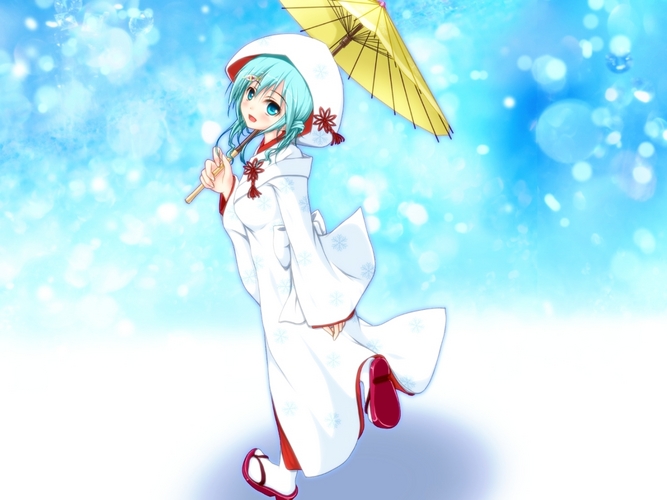 雪ミクさん(ちょっと修正)