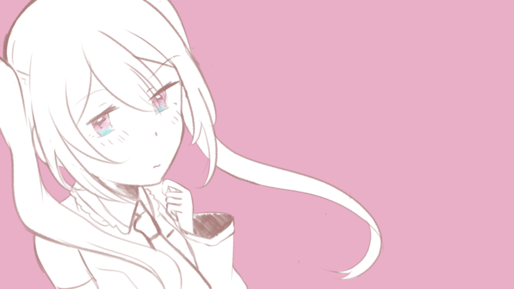 む、