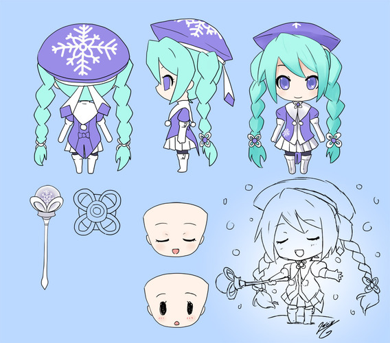 Carol Snow Miku