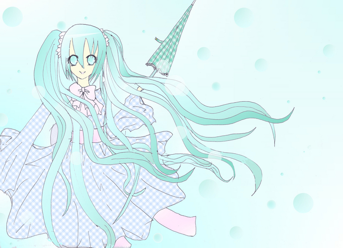 雨上がりの街角 イメージイラストです