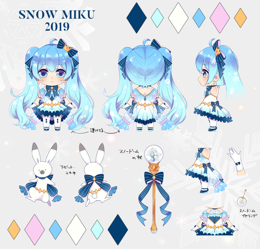 2019年雪ミク衣装