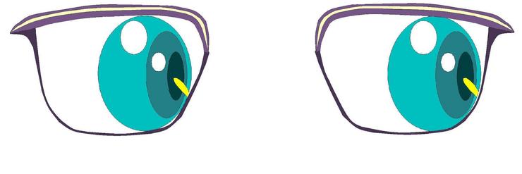 Green EYE 04 Right & Left ( Miku Color )
