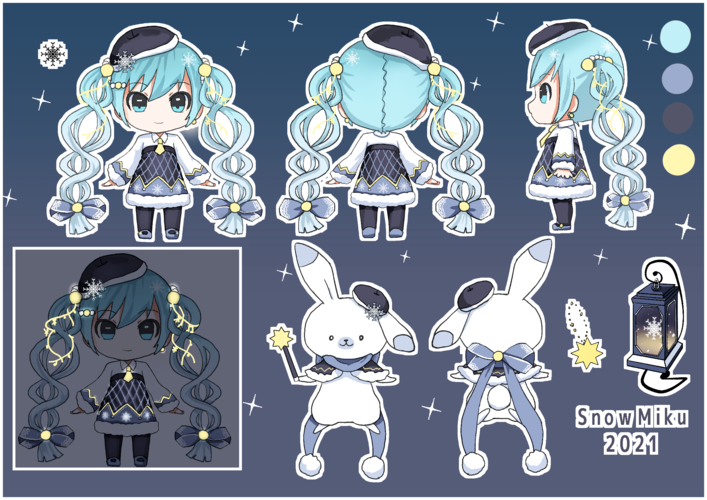 SNOWMIKU2021衣装案その2
