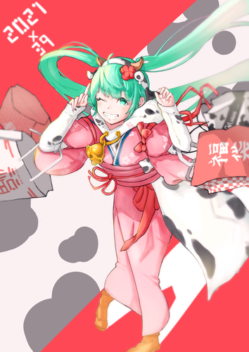 正月ミクさん