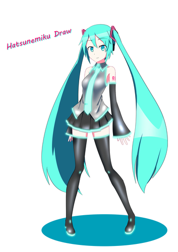 #HatsuneMikuDraw