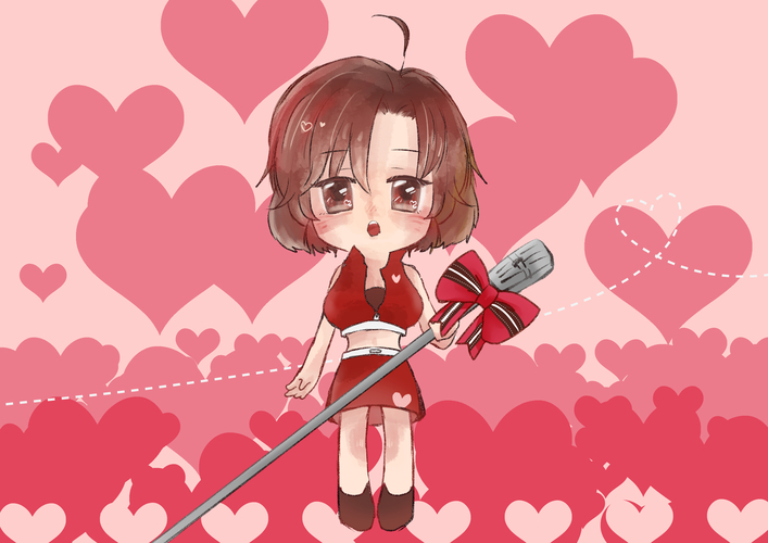 はーとであふれているめーちゃん