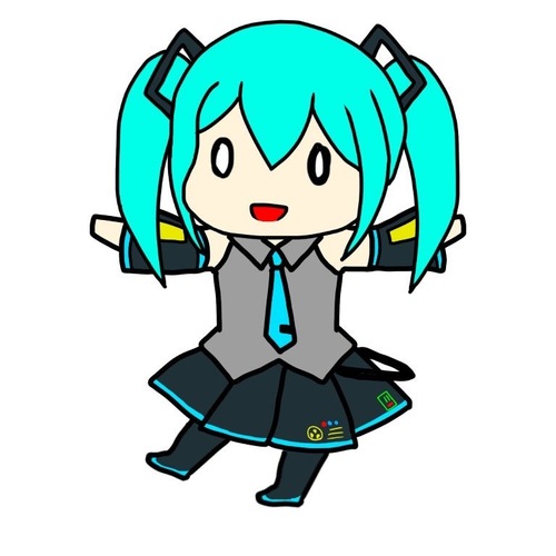 三頭身なミクさん☆