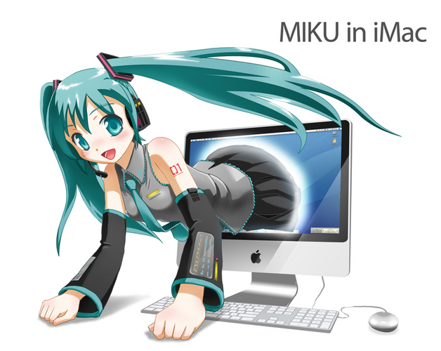 ミク in iMac