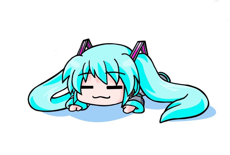 寝ミク