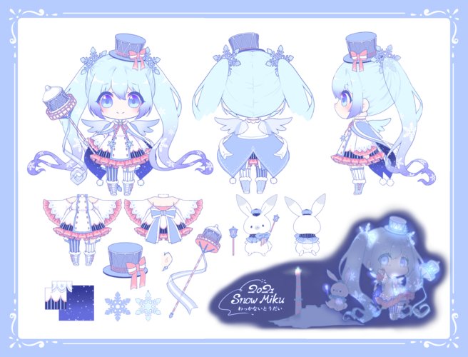 2021年雪ミク衣装