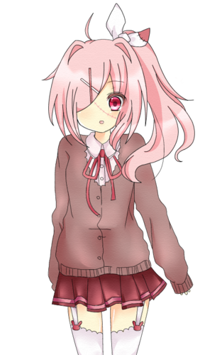 制服姿ウサちゃん
