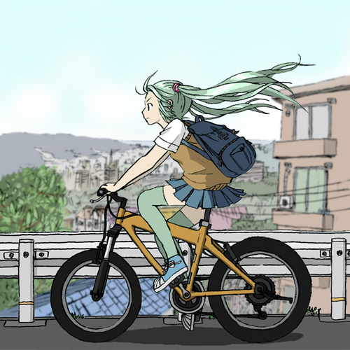 何故か学校は山の上