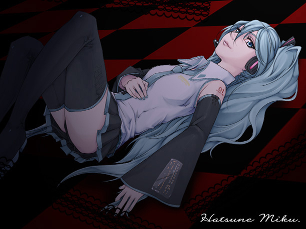 In darkness.