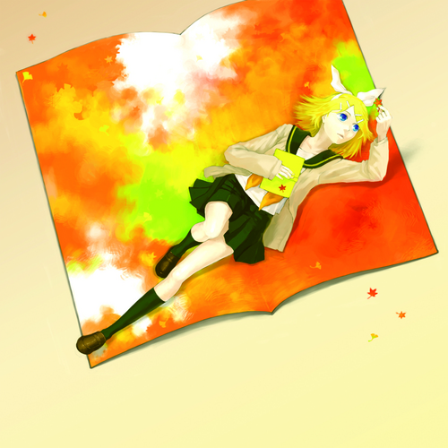 読書と紅葉