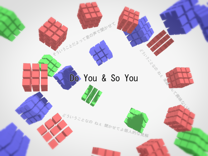 Do You & So You