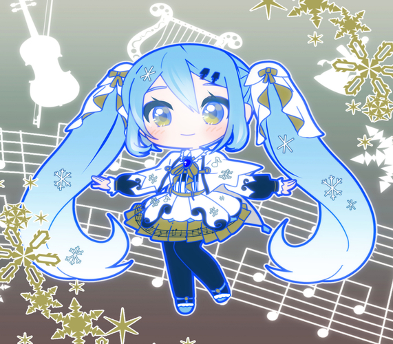 雪ミクさん衣装案