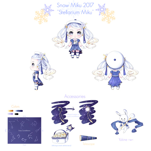 Snow Miku 2017 - Stellarium Version