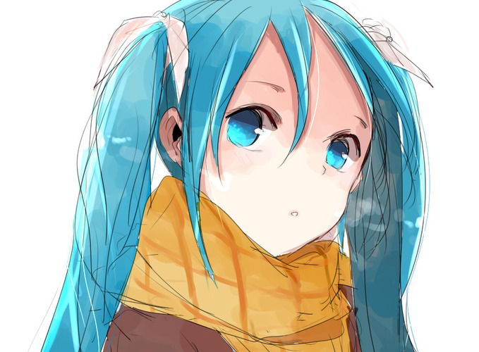 黄色のマフラー