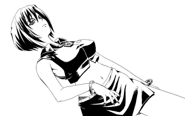 モノクロMEIKO姉さん