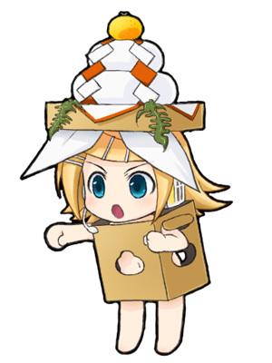 鏡餅コスプレリン