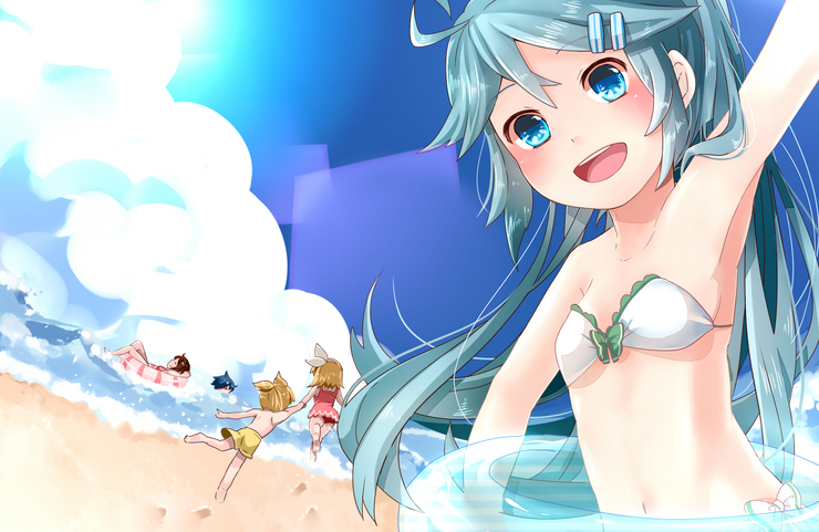 海開きだよ!