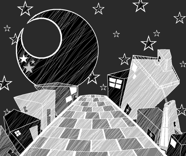 深夜弐時