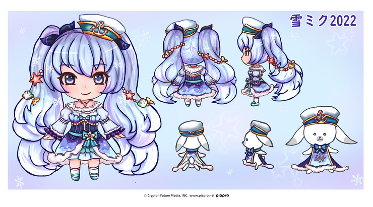 雪ミク2022のデザイン