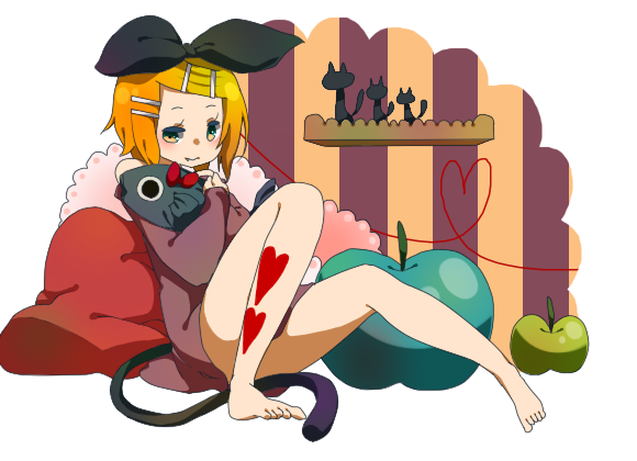 黒猫リン
