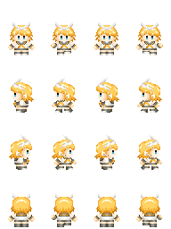 ボカスト改造歩行グラ 鏡音リン ver0.90