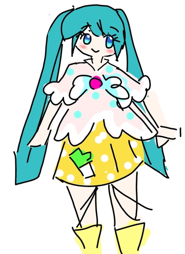 アイドルのミクちゃん