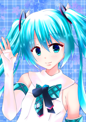 ミクさんの練習絵