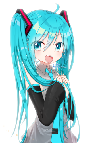 ミクさんの笑顔