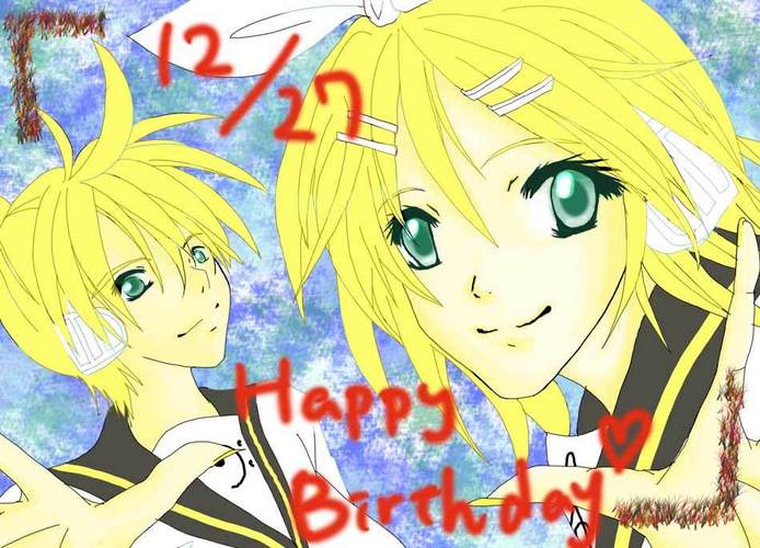 鏡音一家2周年おめでとう