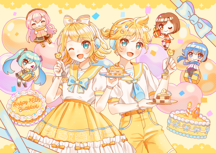 鏡音リン・レン Happy 14th Birthday