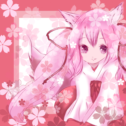 桜ミク妖狐バージョン