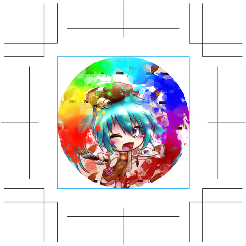 虹色絵の具でお絵描き!