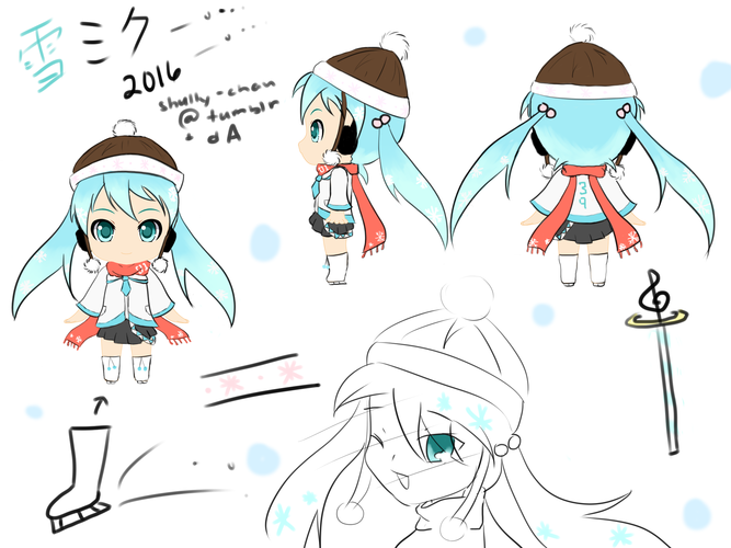 2016年雪ミク衣装