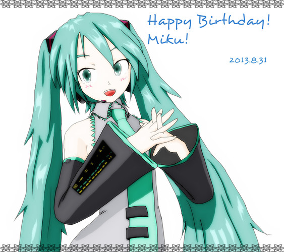 Happy Birthday! Miku!