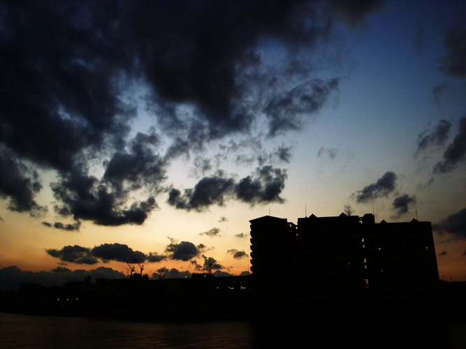 夕方