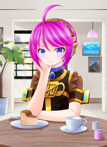 巡音、断髪しました。