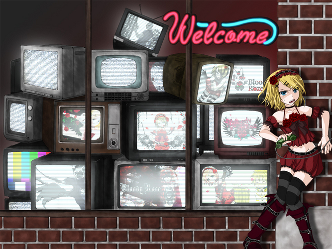 【コラボイラスト】Bloody Rose リン発見!