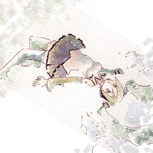 空へ落ちる